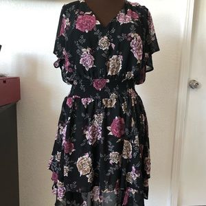 Torrid flutter sleeve dress.